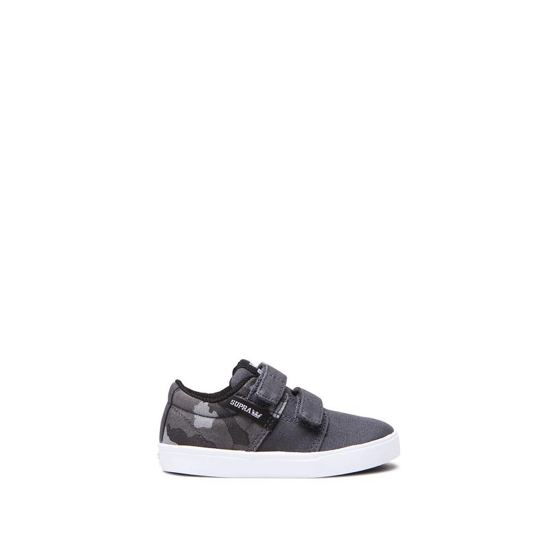 Supra STACKS II V Sneaker Low Kinder Grau / Camouflage Online Bestellen ZJCMY4173